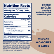 Sugar Free Crème Brûlée Syrup