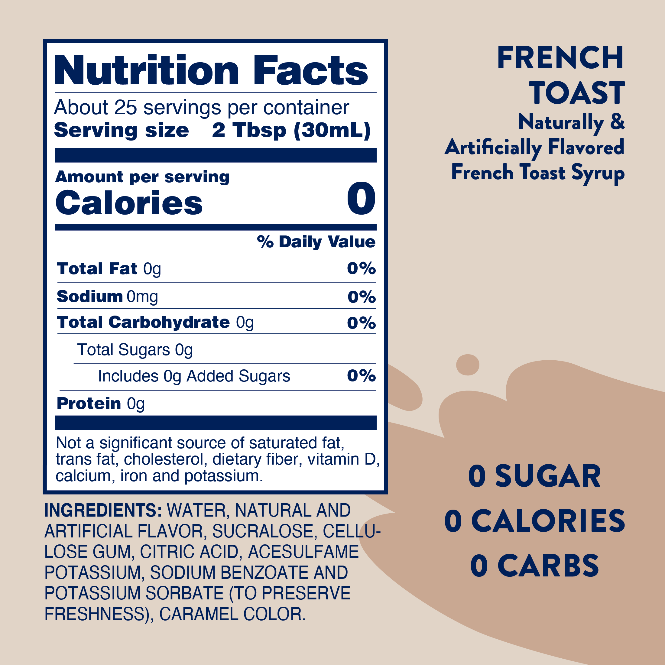 Sugar Free French Toast Syrup