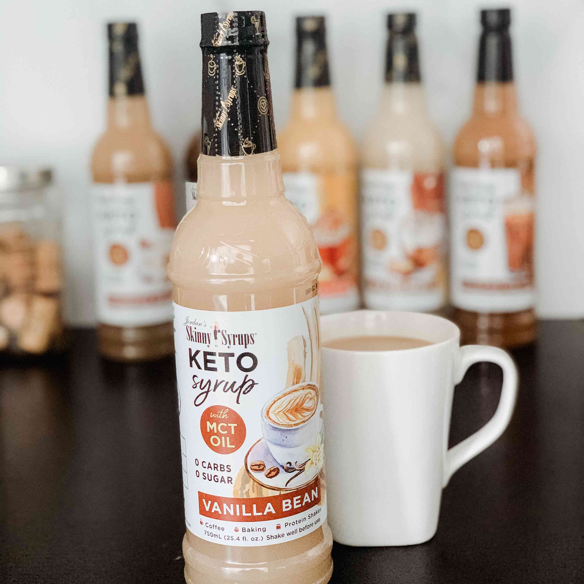 Keto Vanilla Bean Syrup with MCT - Skinny Mixes