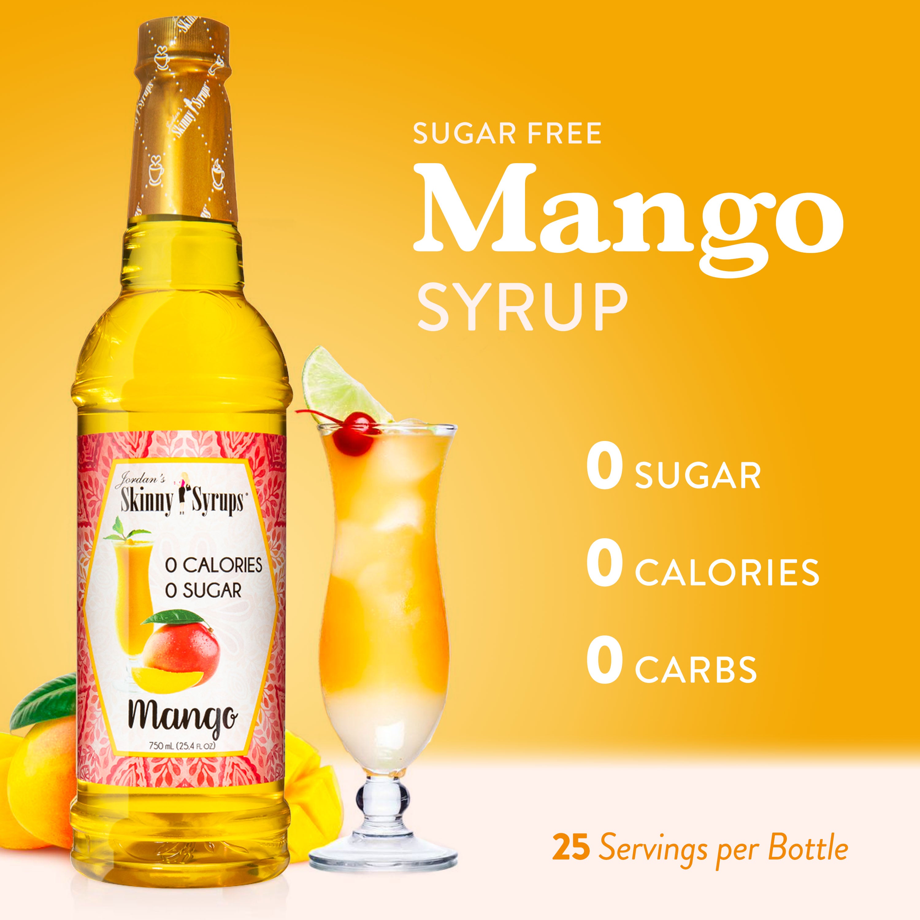 Sugar Free Mango Syrup Skinny Syrups Skinny Mixes