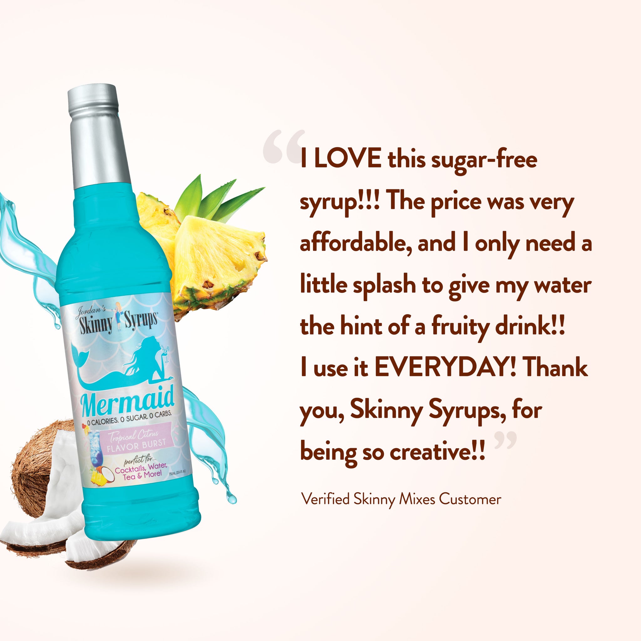 Sugar Free Mermaid™ Syrup Skinny Mixes