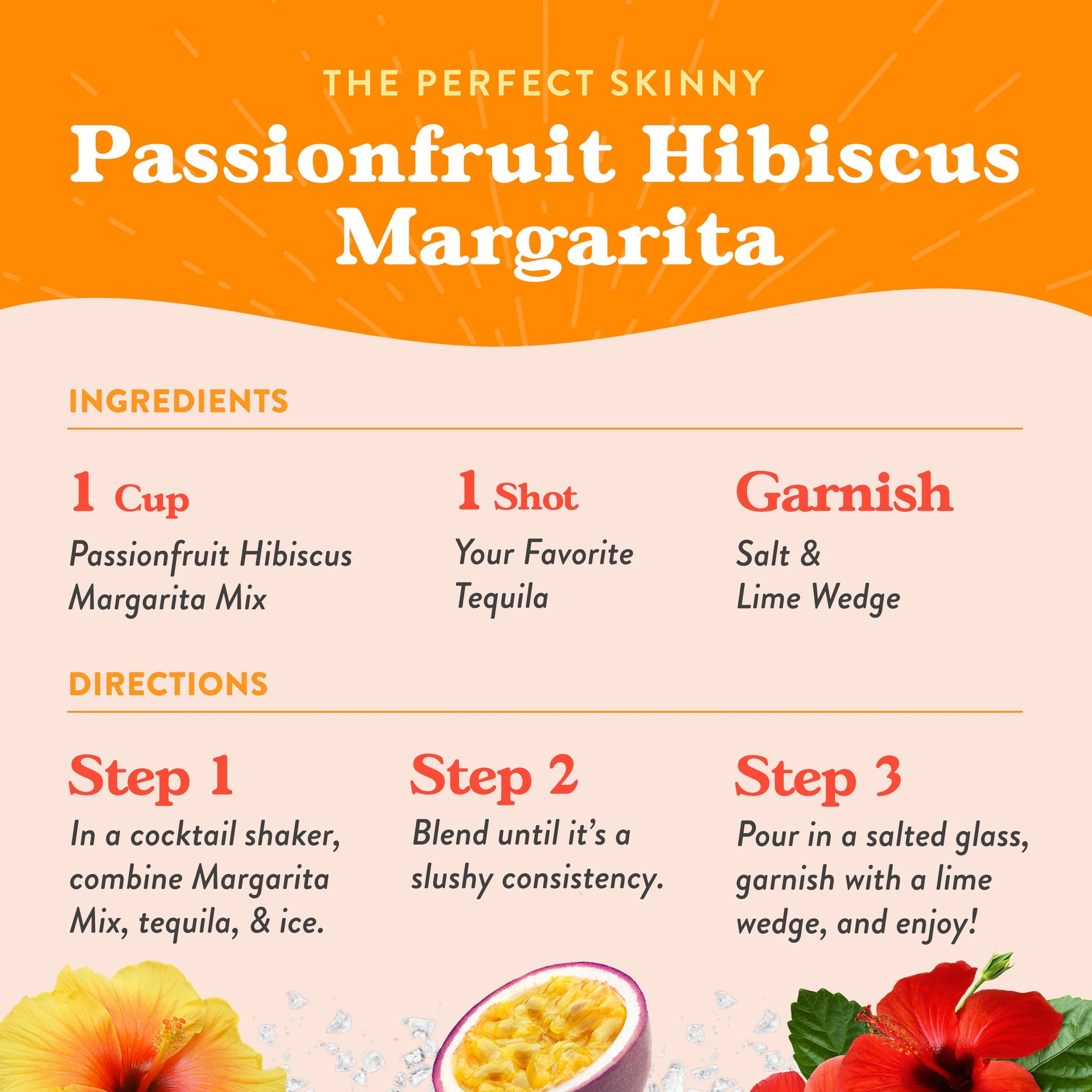 Passionfruit Hibiscus Margarita Mix - 2 Pack