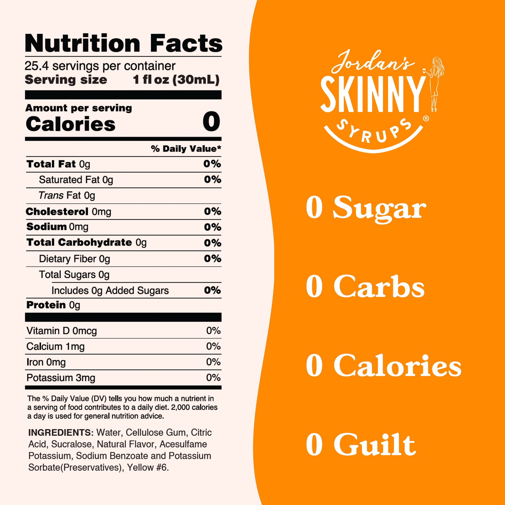 Sugar Free Peach Syrup Skinny Syrups Skinny Mixes