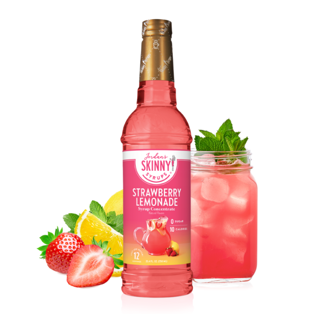 Sugar Free Strawberry Lemonade Concentrate Skinny Mixes