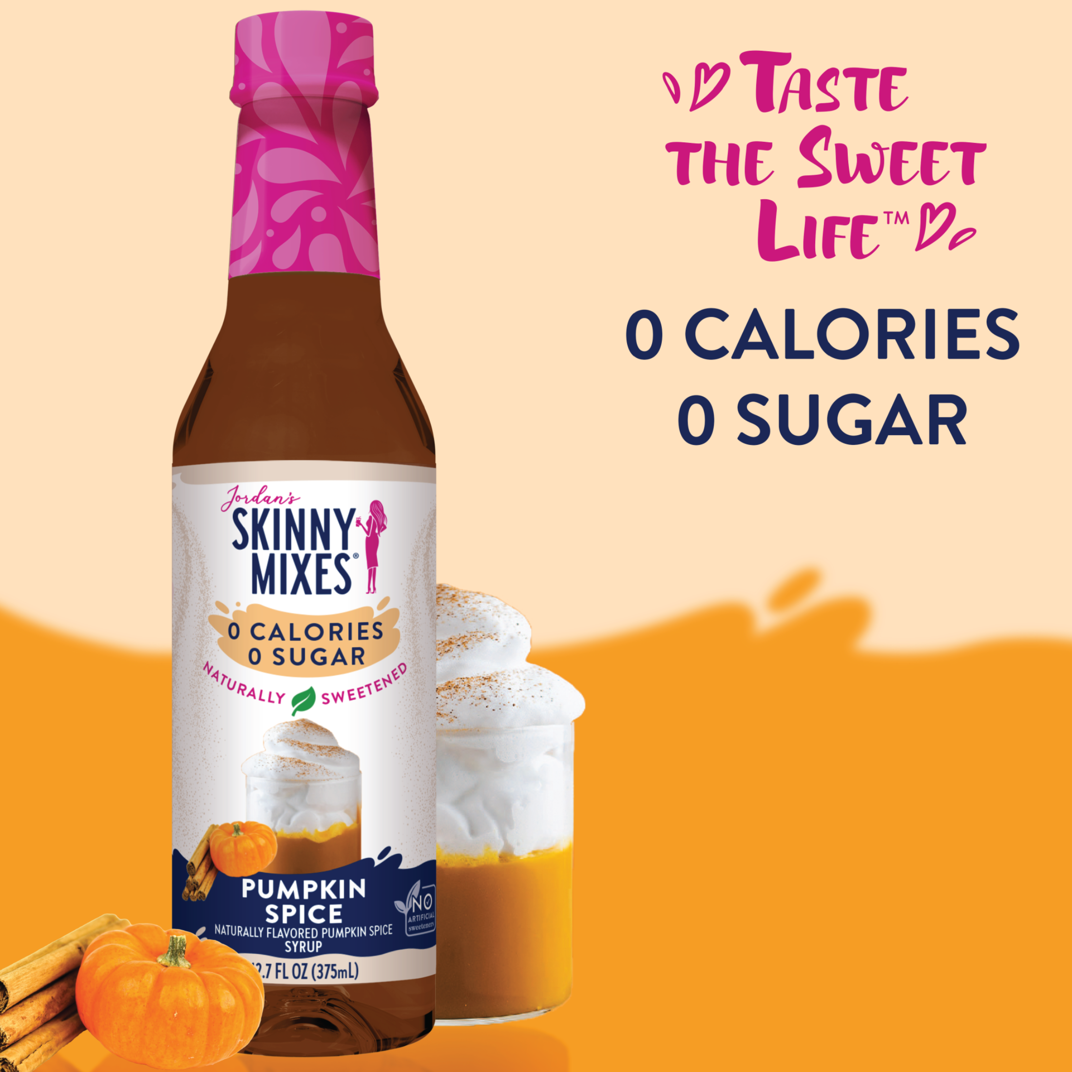 Naturally Sweetened Pumpkin Spice Syrup - 375ml