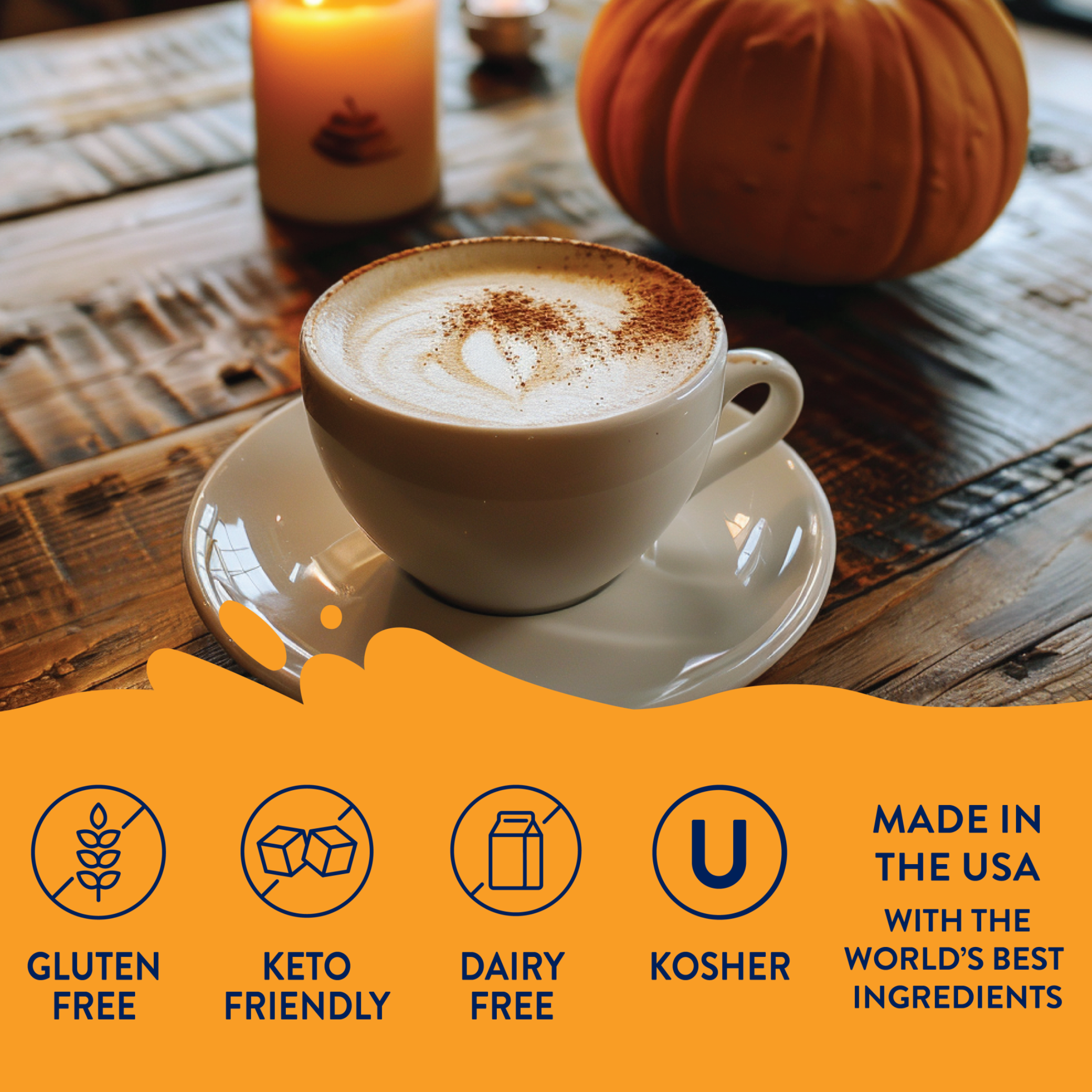 Naturally Sweetened Pumpkin Spice Syrup - 375ml