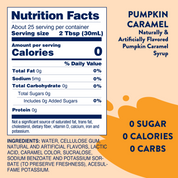 Sugar Free Pumpkin Caramel Syrup