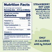 Natural Strawberry Key Lime Margarita
