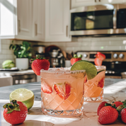Natural Strawberry Key Lime Margarita