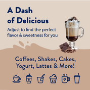 Sugar Free Salted Dark Chocolate Espresso Syrup