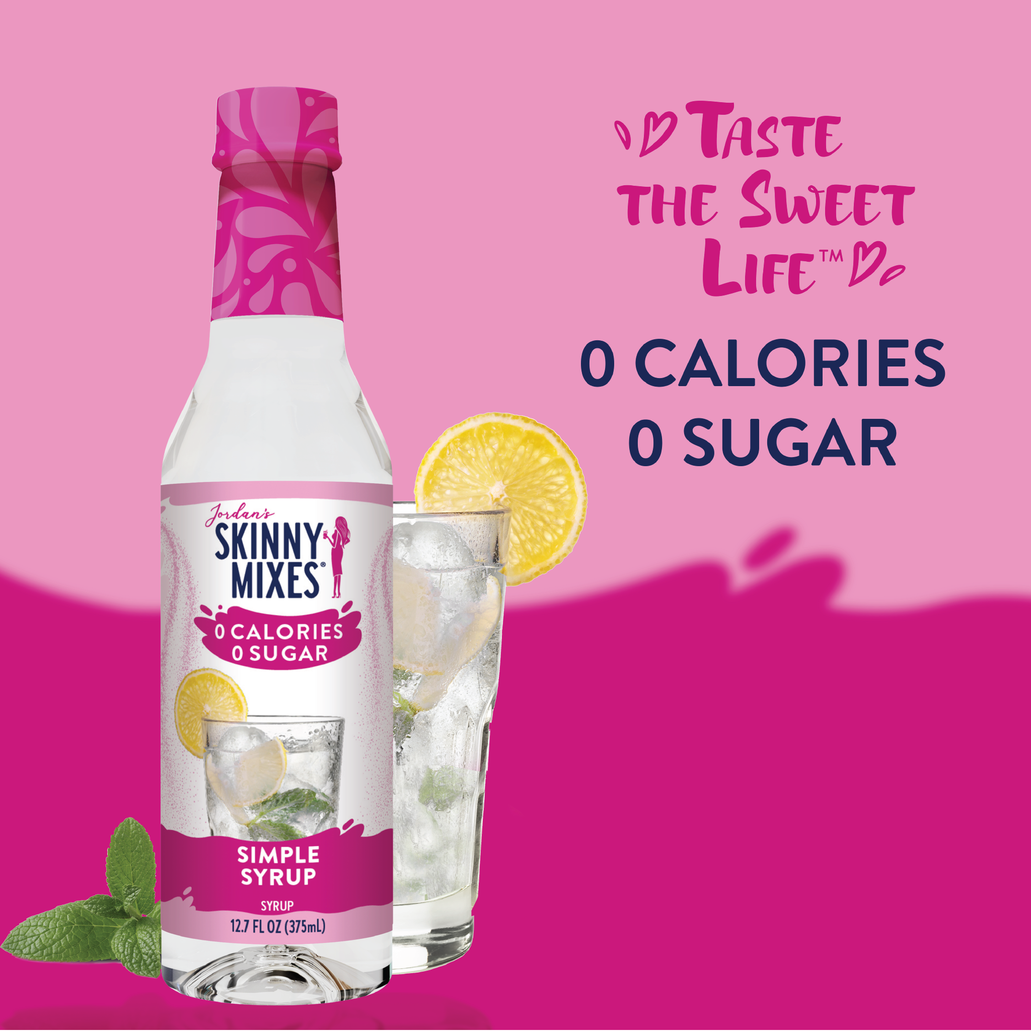 Sugar Free Simple Syrup 375ml Skinny Mixes Sugar free simple syrup 375ml skinny mixes