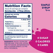 Sugar Free Simple Syrup - 375ml