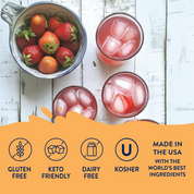 Sugar Free Strawberry Pink Lemonade Concentrate