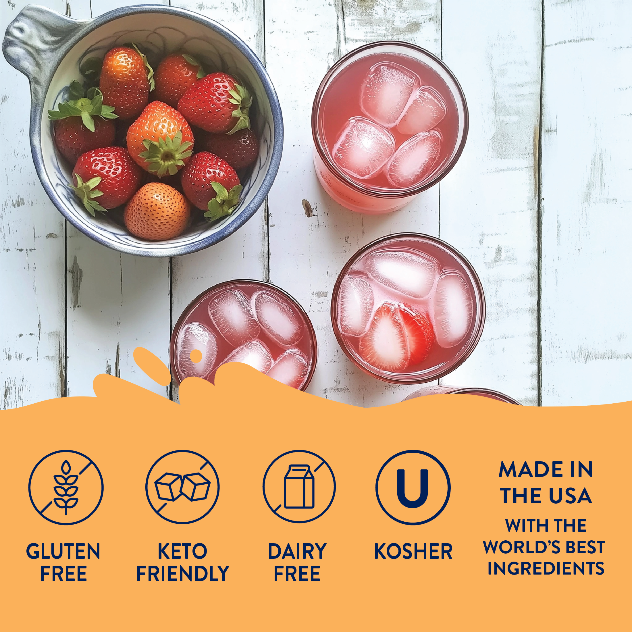 Sugar Free Strawberry Pink Lemonade Concentrate