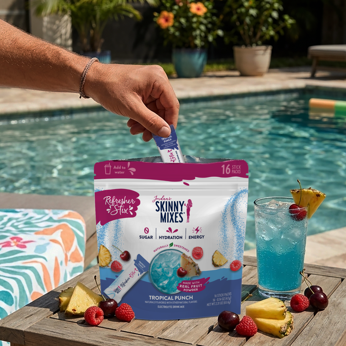 Protein Coffee & Zero Sugar Water Flavoring Drink Stix - Skinny Mixes