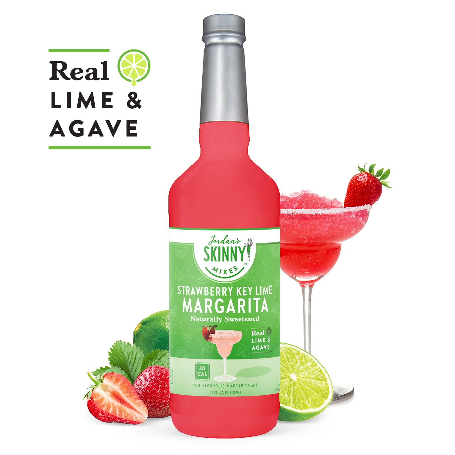 Natural Strawberry Key Lime Margarita