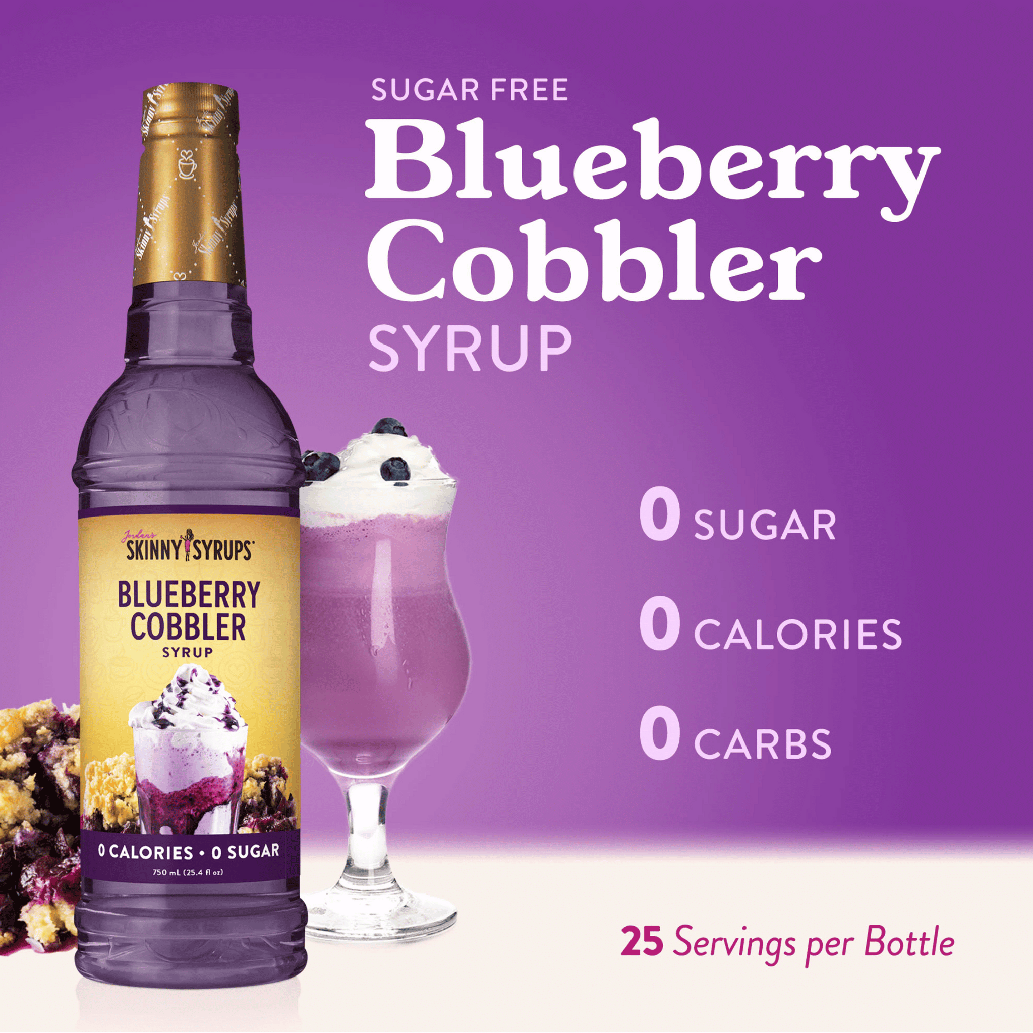 Sugar Free Blueberry Cobbler Syrup