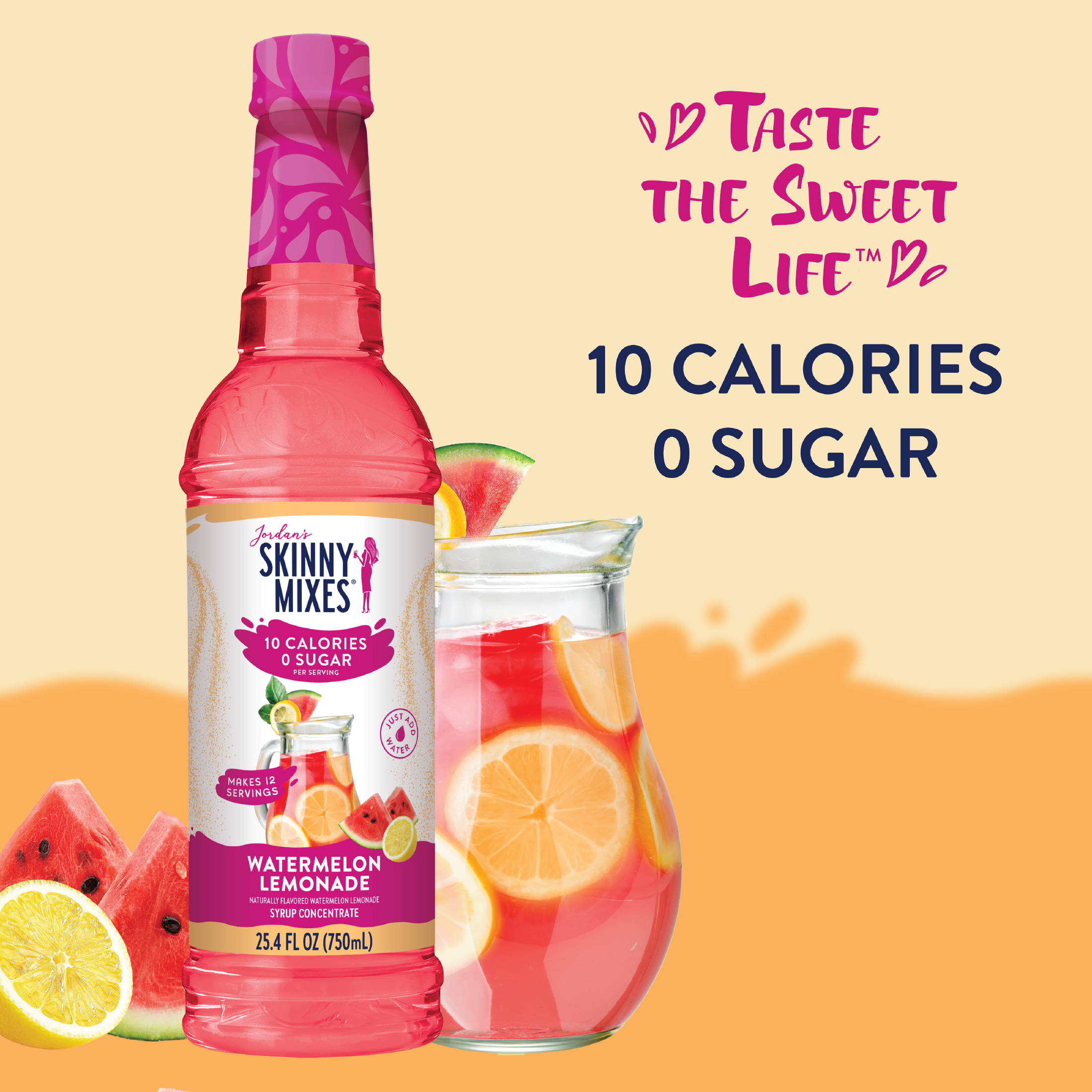 Sugar Free Watermelon Lemonade Concentrate – Skinny Mixes