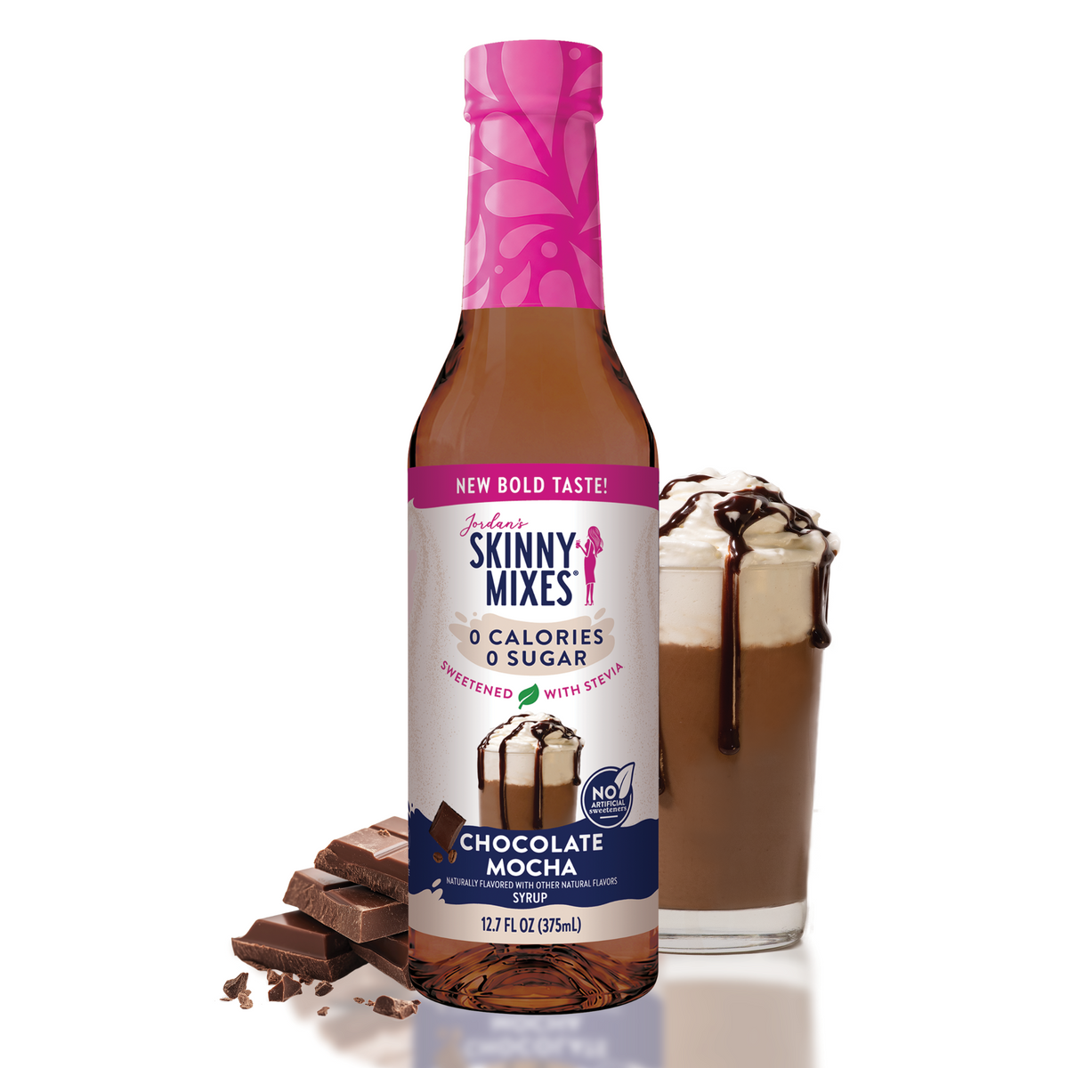 Naturally Sweetened Chocolate Mocha Syrup - new packaging