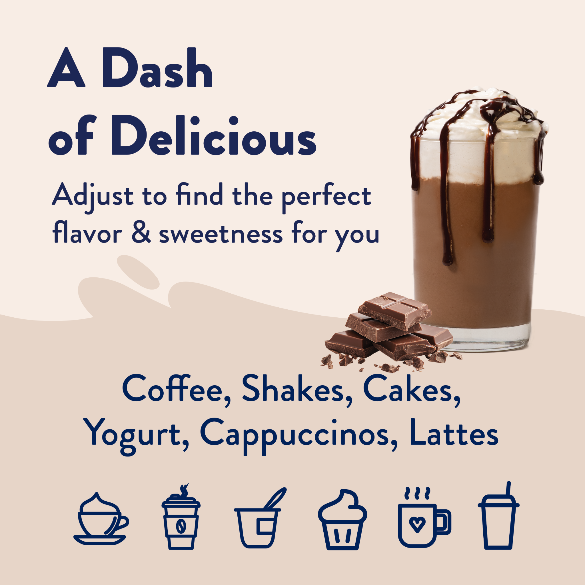 Naturally Sweetened Chocolate Mocha Syrup - new bold taste