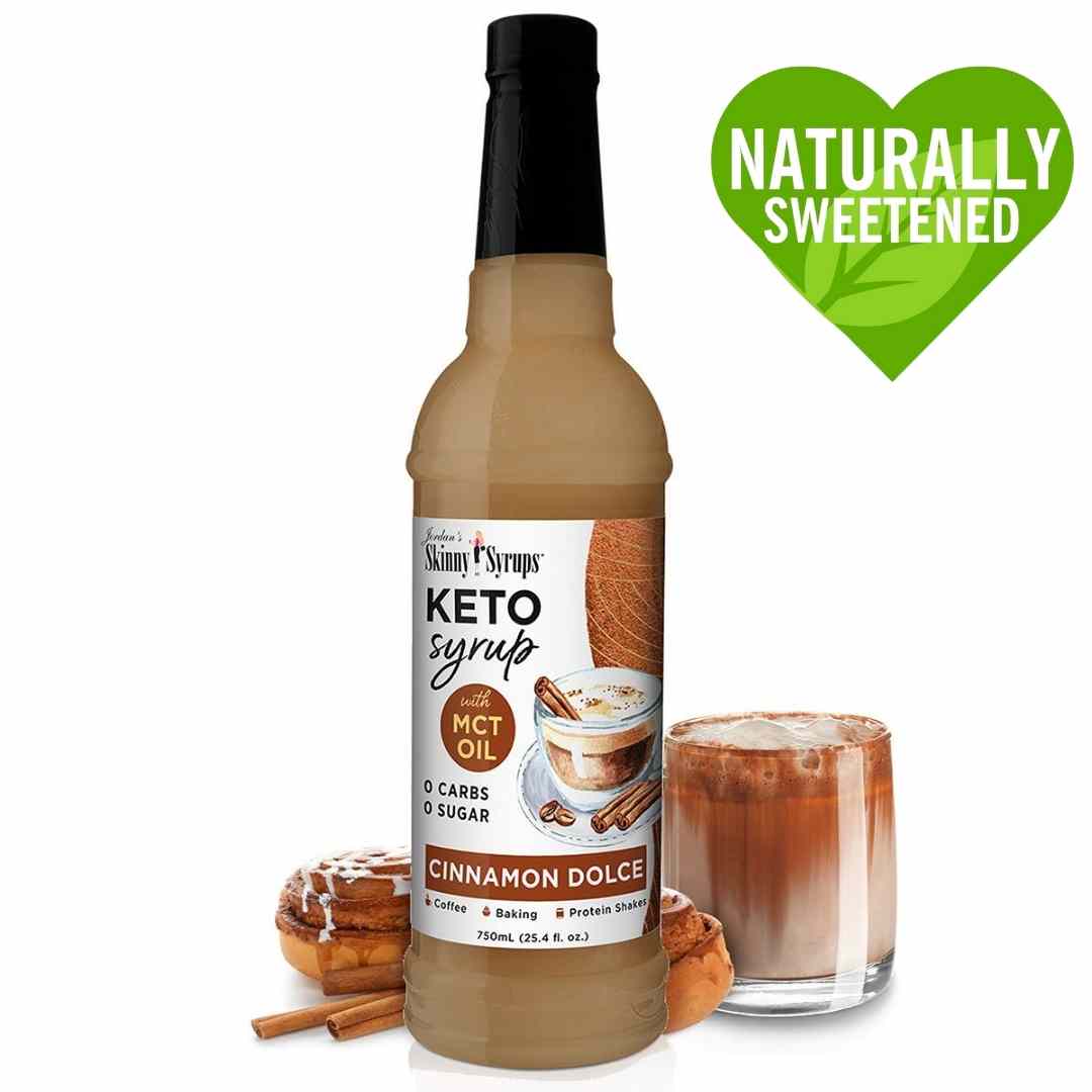 Keto Cinnamon Dolce Syrup with MCT - Skinny Mixes