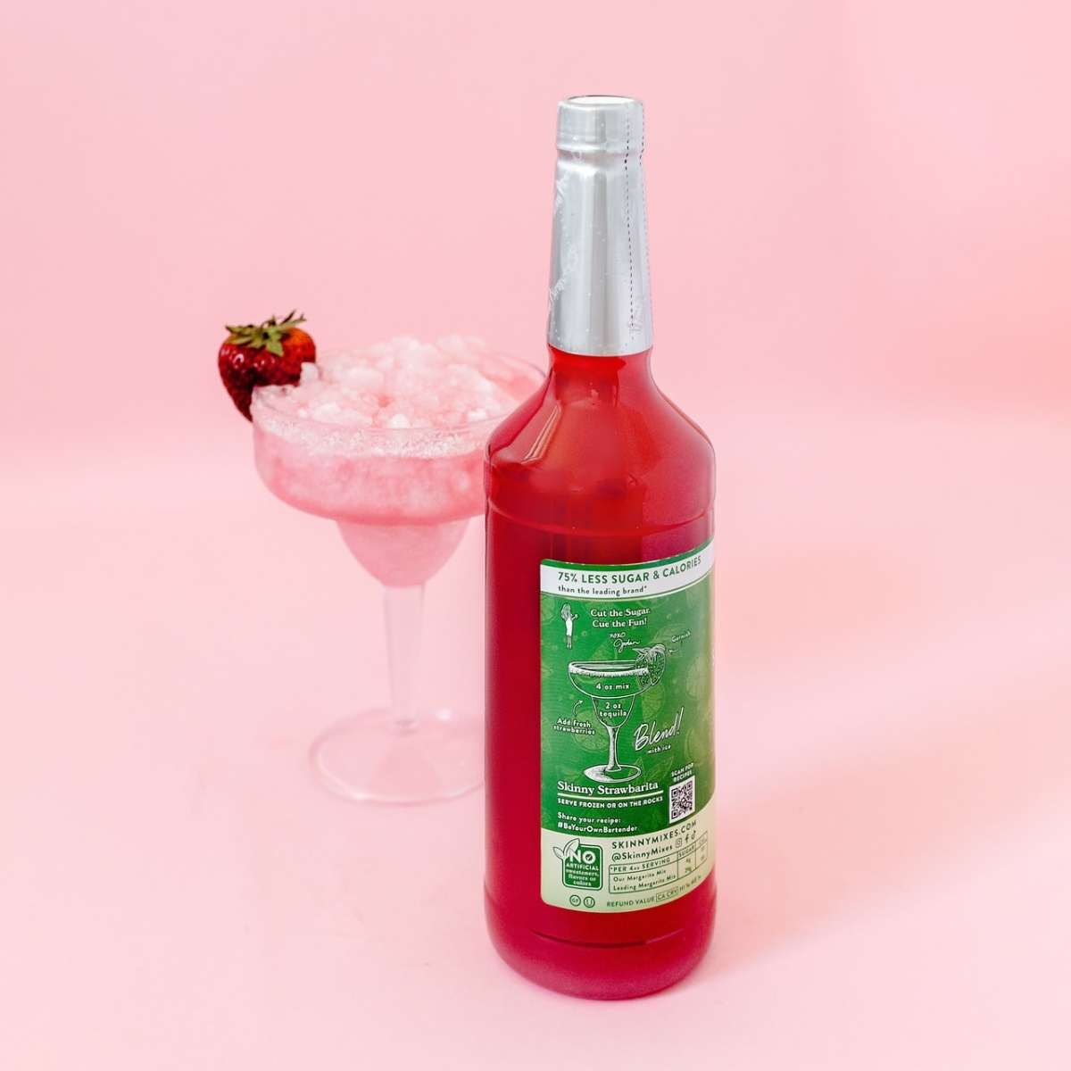 Natural Strawberry Key Lime Margarita - Skinny Mixes