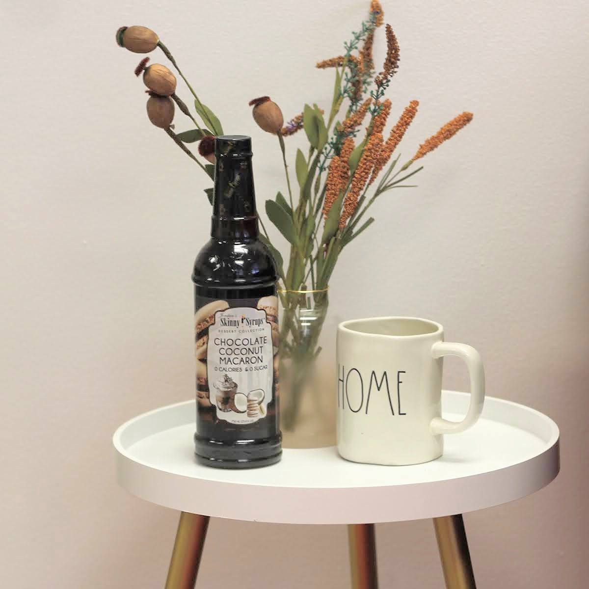 Sugar Free Chocolate Coconut Macaron Syrup - Skinny Mixes