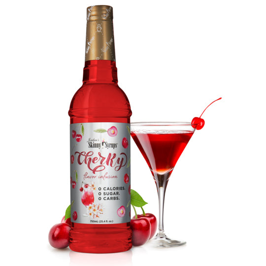 Cherry Skinny Syrups flavor infusion.