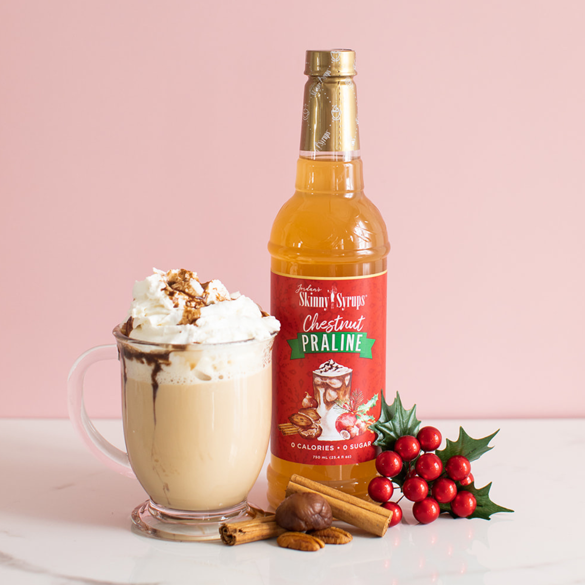 Sugar Free Chestnut Praline Syrup - Skinny Mixes