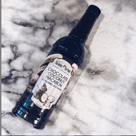 Sugar Free Chocolate Coconut Macaron Syrup - Skinny Mixes