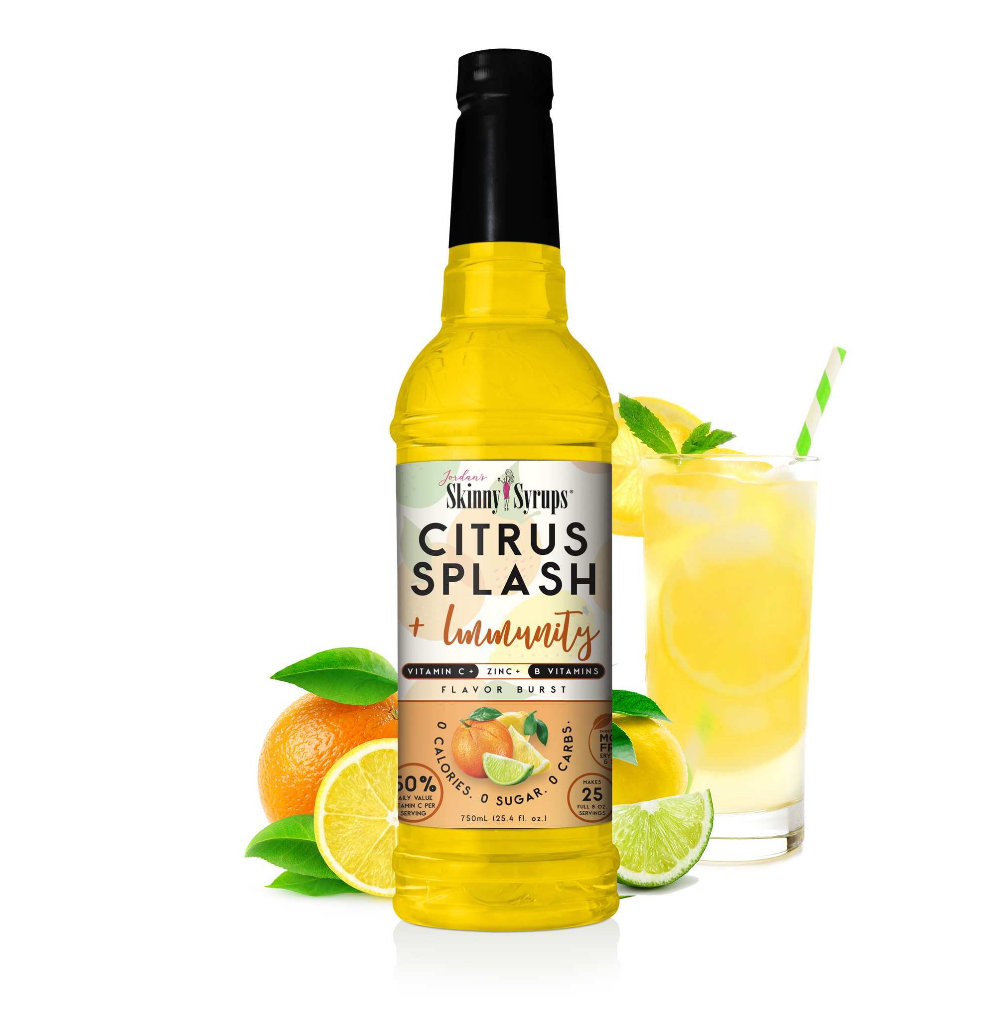 Citrus Splash + Immunity Syrup - Skinny Mixes