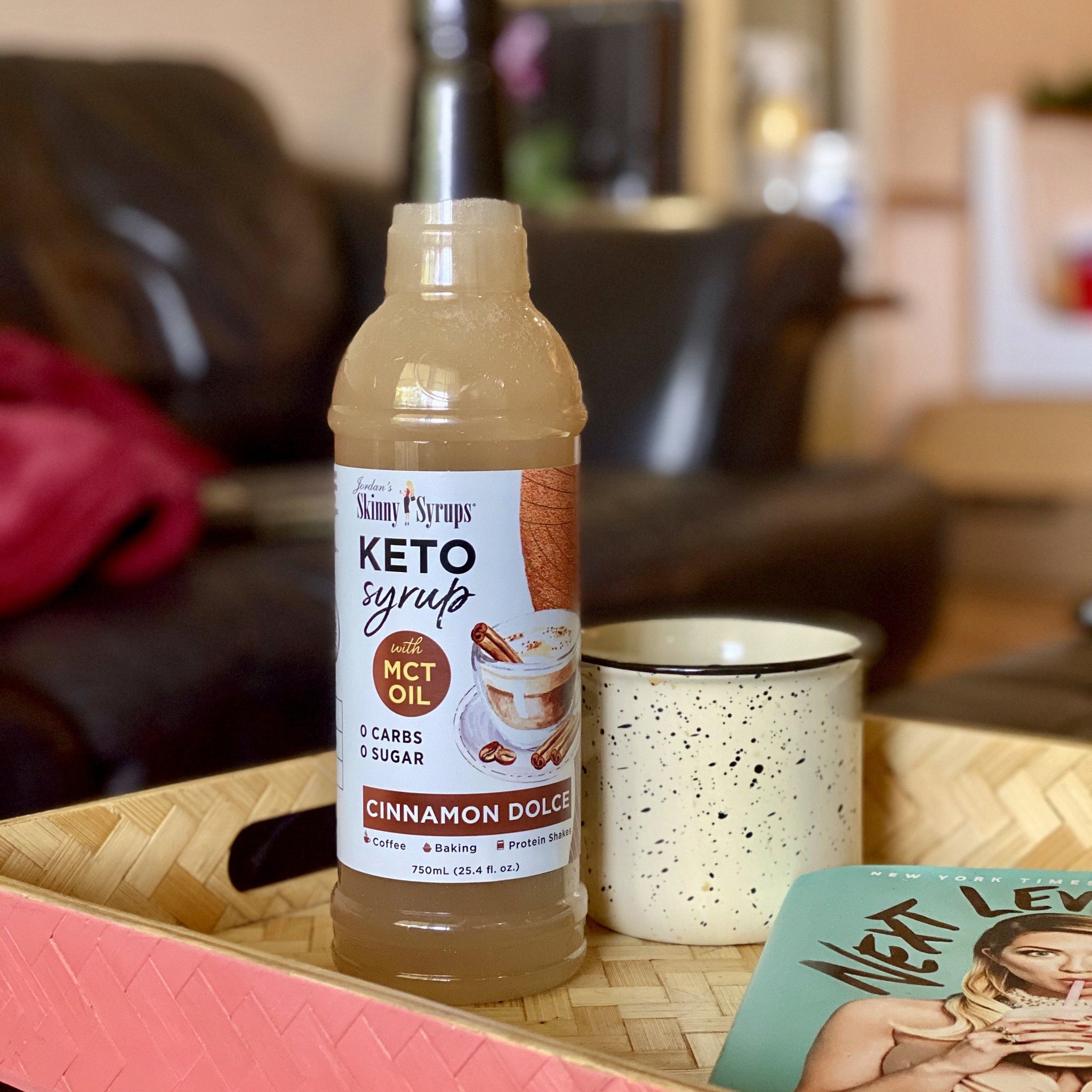 Keto Cinnamon Dolce Syrup with MCT - Skinny Mixes
