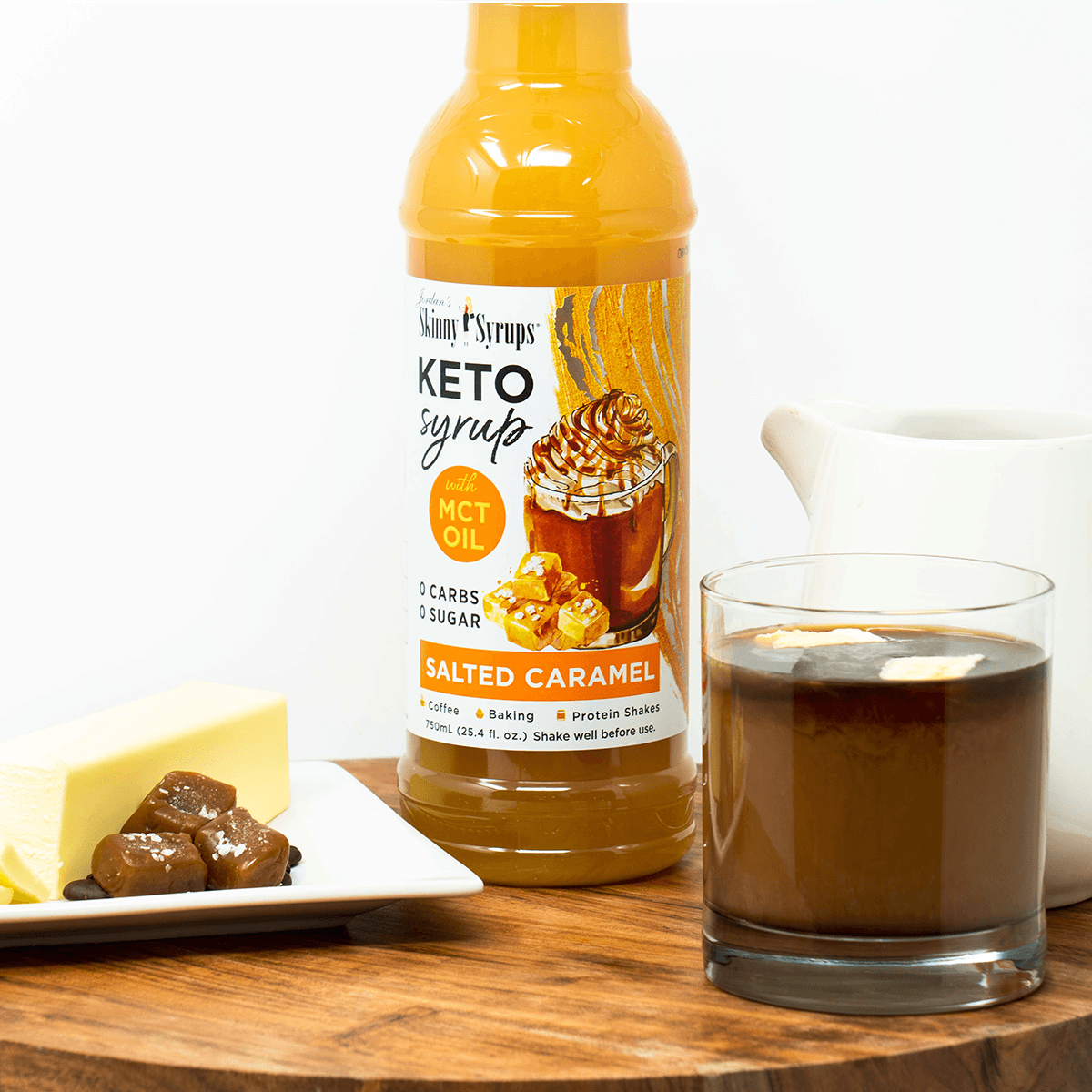 Keto Salted Caramel Syrup with MCT Skinny Mixes