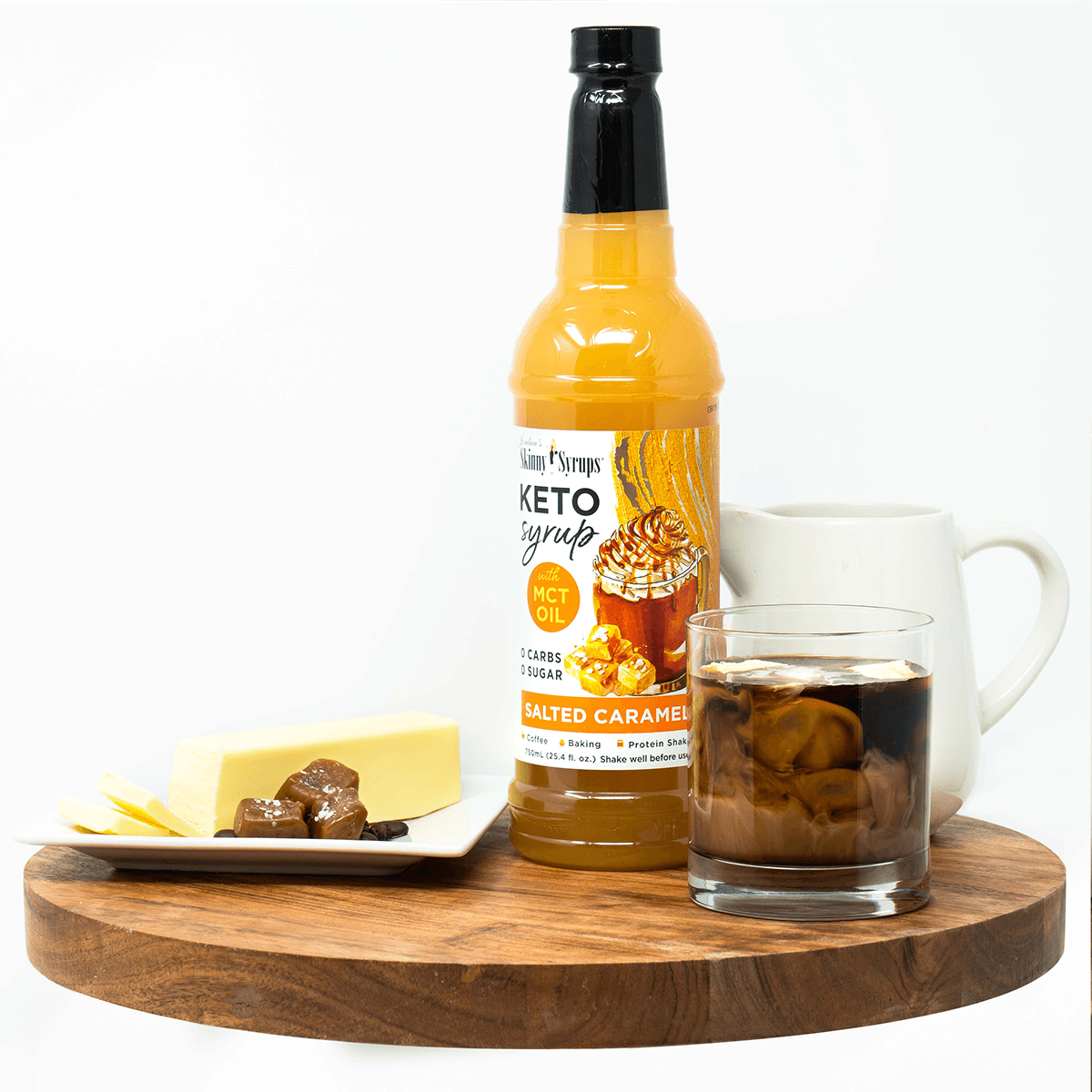 Keto Salted Caramel Syrup with MCT - Skinny Mixes