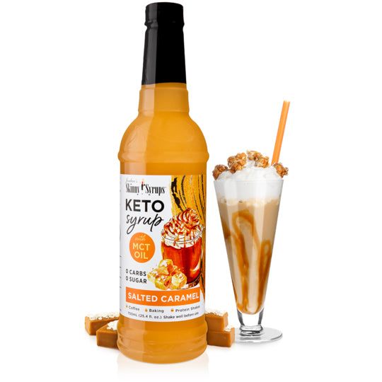 Keto Salted Caramel Syrup with MCT - Skinny Mixes