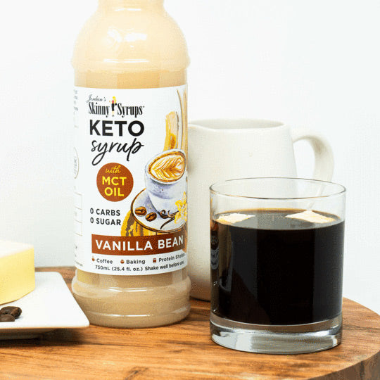 Keto Vanilla Bean Syrup with MCT Skinny Mixes