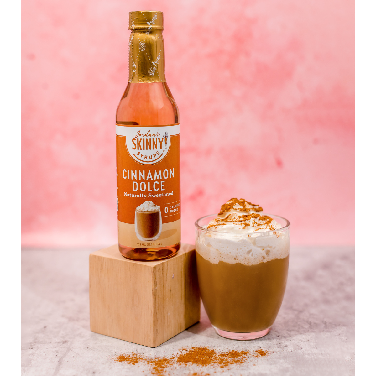 Naturally Sweetened Cinnamon Dolce Syrup 375ml Skinny Mixes