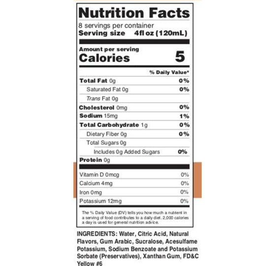 Skinny Peach Bellini Mix - Skinny Mixes
