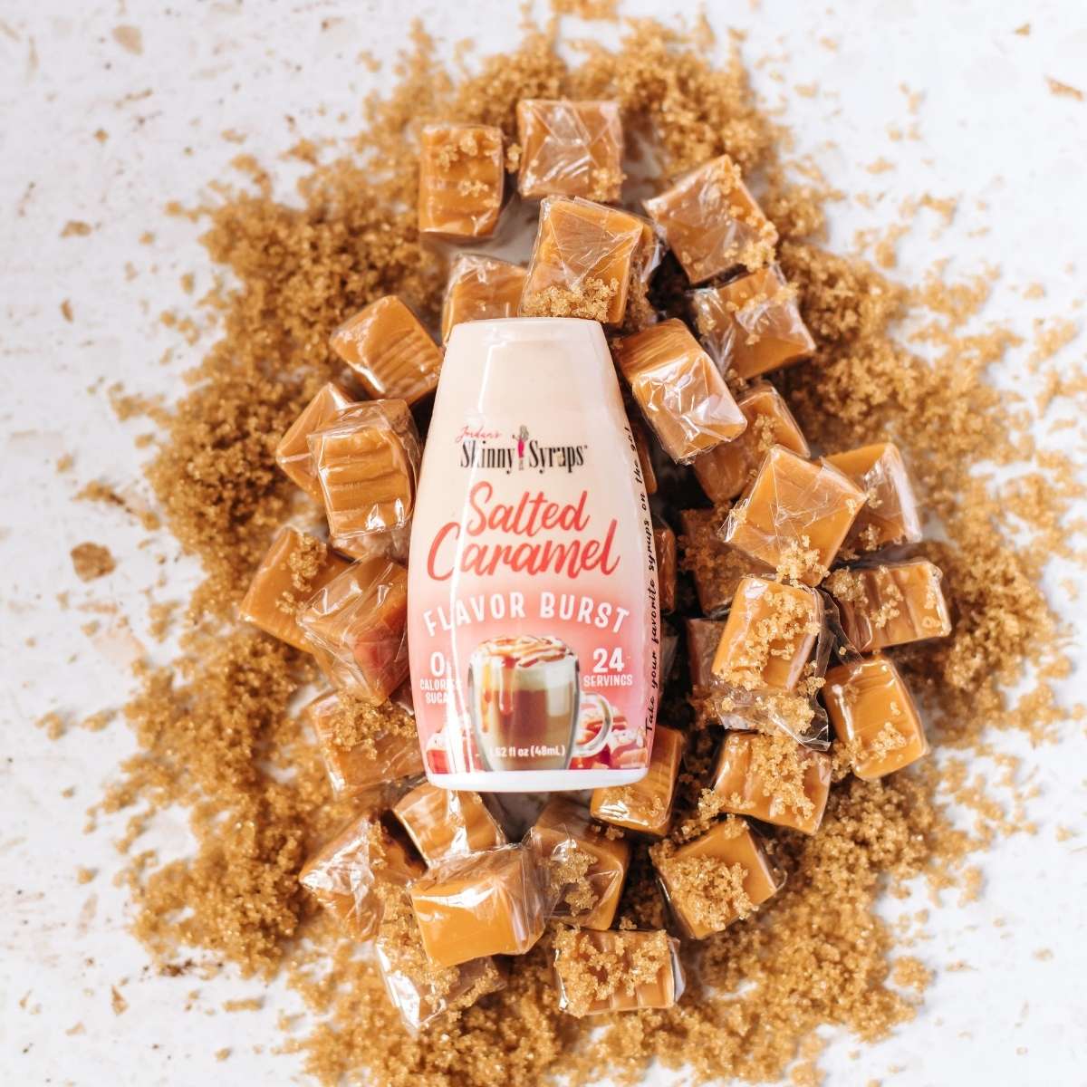 Skinny Syrups Salted Caramel Flavor Burst 3pk - Skinny Mixes