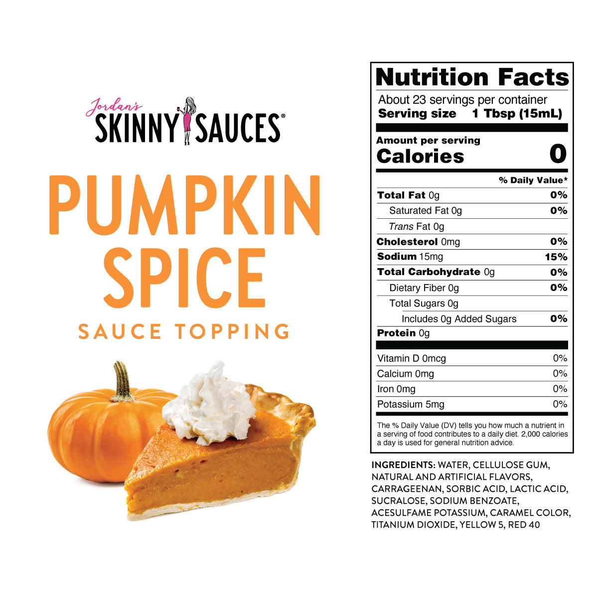 Sugar Free Pumpkin Spice Sauce - Skinny Mixes