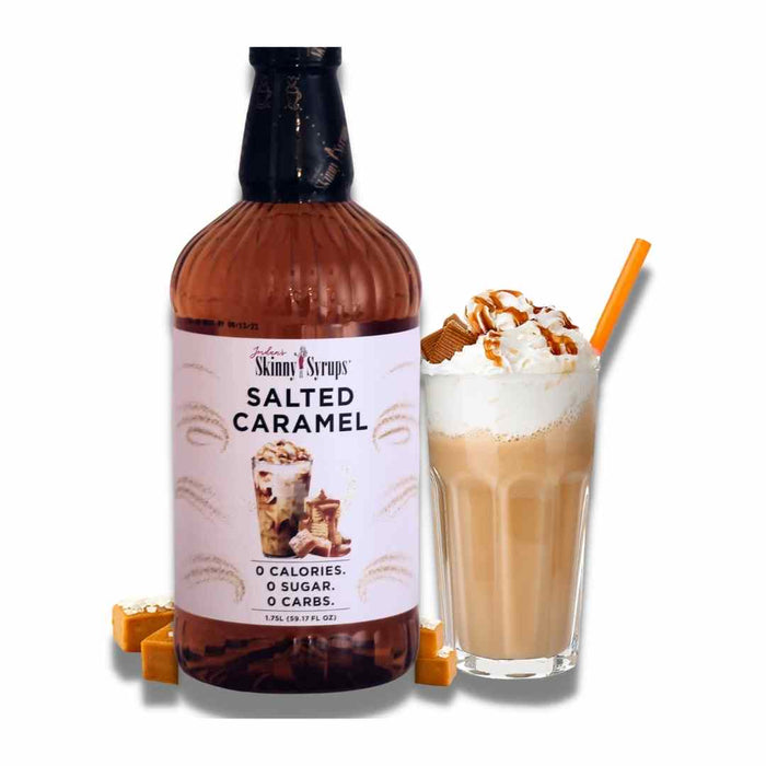 Jumbo Sugar Free Salted Caramel Syrup - Skinny Mixes