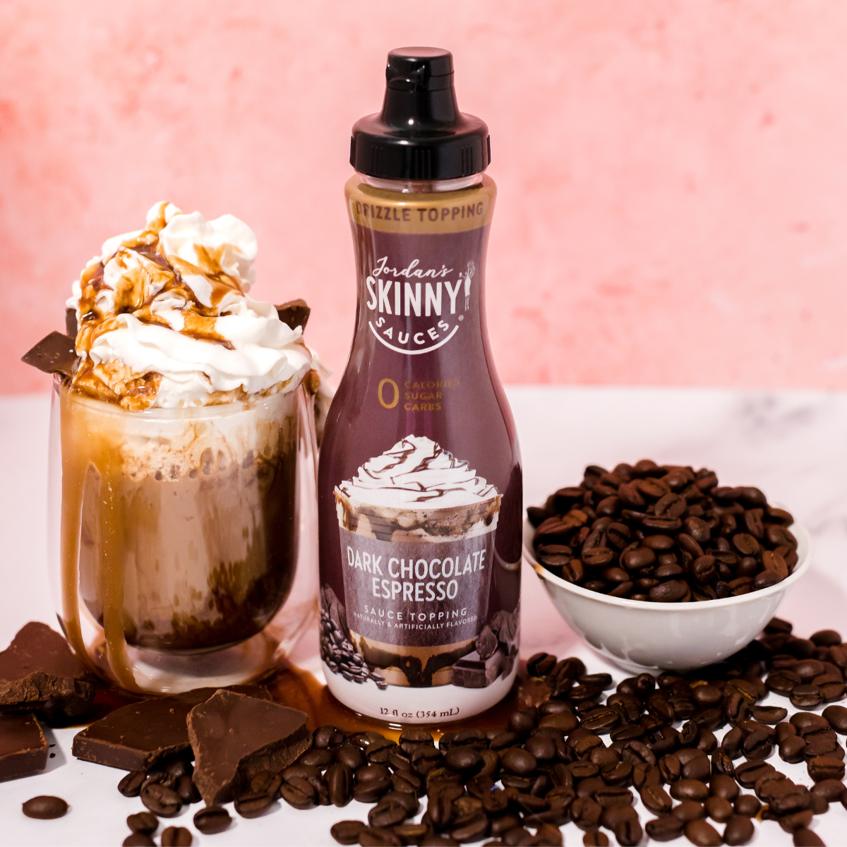 Sugar Free Dark Chocolate Espresso Sauce - Skinny Mixes