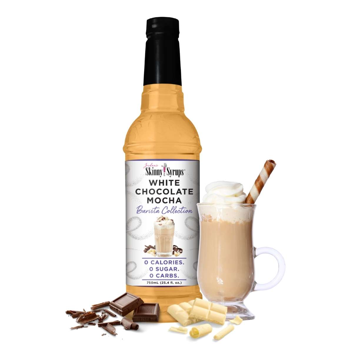 Sugar Free White Chocolate Mocha Syrup - Skinny Mixes